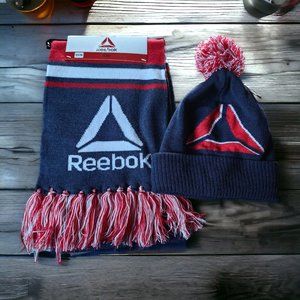 NWT Unisex REEBOK Scarf and Hat Set